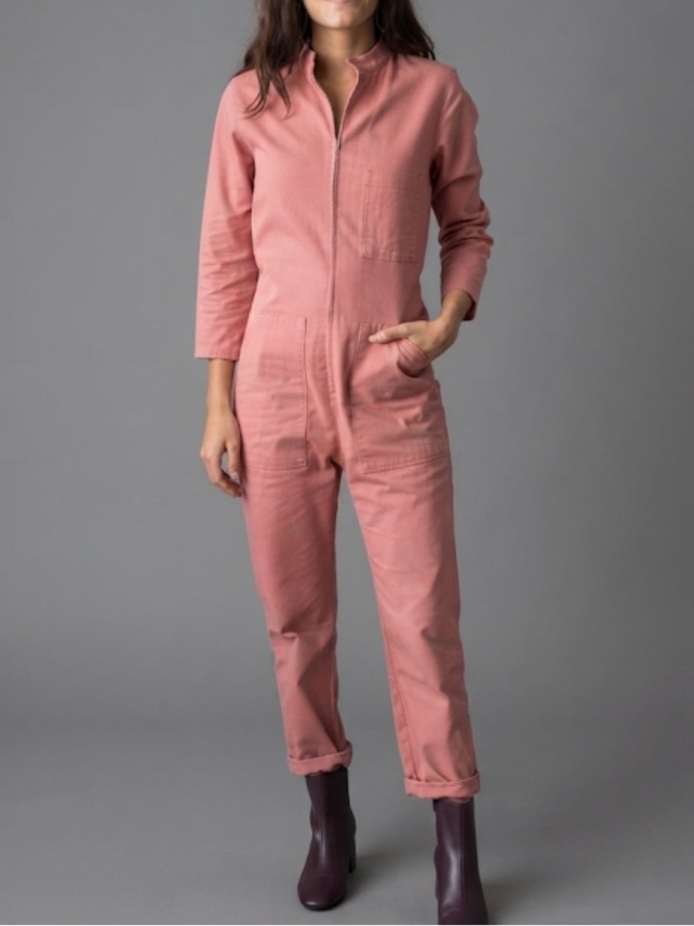 Dagg & Stacey Finch Boiler Jumpsuit Size 10 Pink